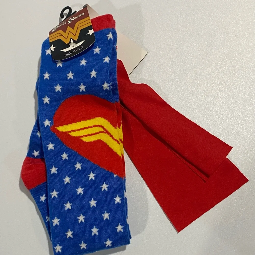 Wonder Woman Dog Costume -‎ Red, Yellow, and Blue